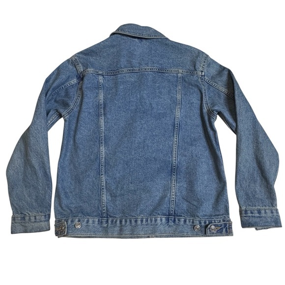 Embroidered Denim Jean Jacket US Size 4‎ Floral Boho - Picture 3 of 7